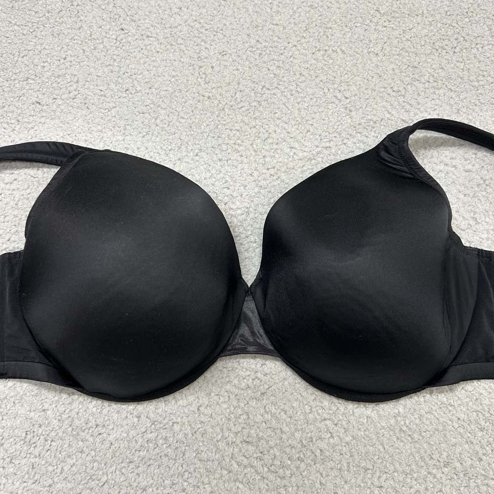 Cacique Bra 46DD Full Coverage Bra  Black Lane Bryant Smooth Seamless Underwire